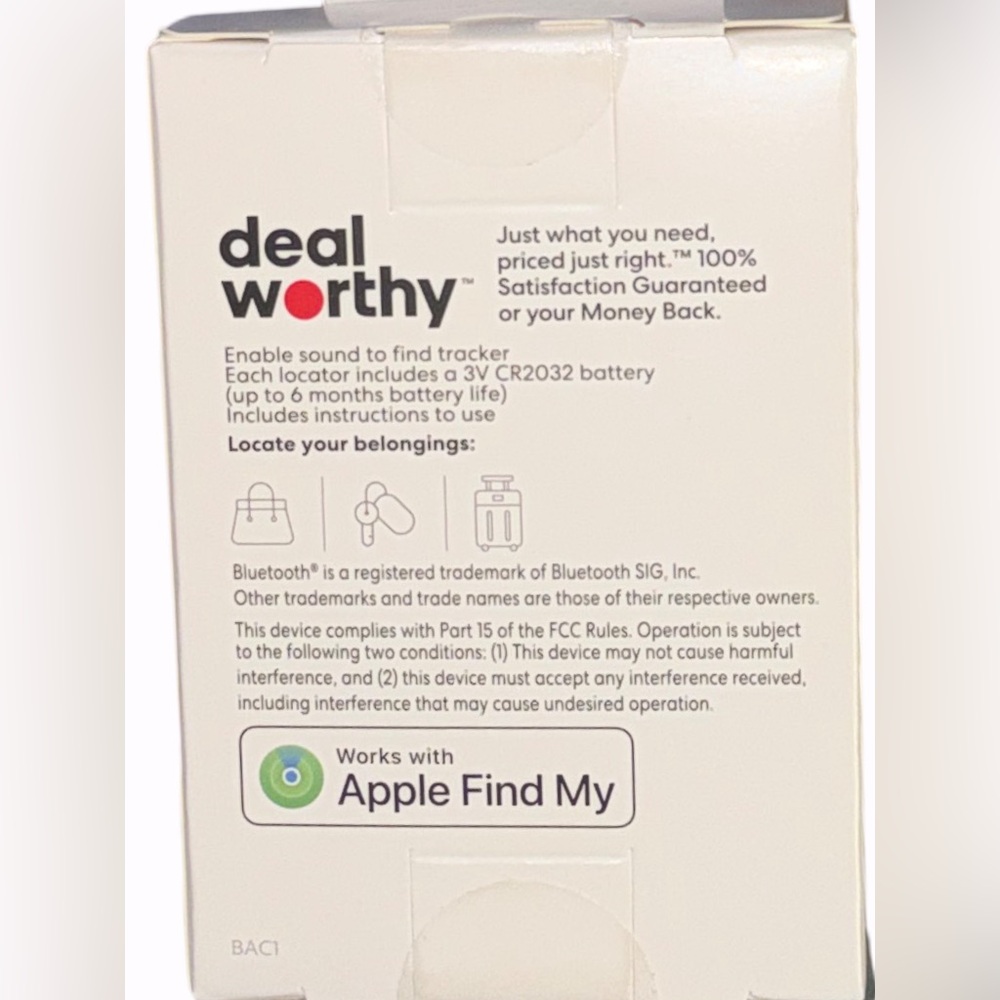 Air Tags 4 PACK Item Locators
**Compatible With Apple Devices**
New In Box - Picture 3 of 4